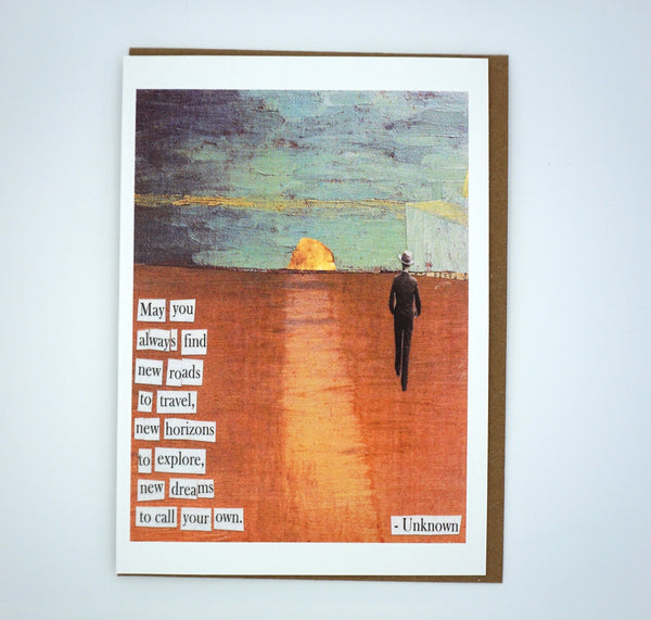may you always find quote greeting card
