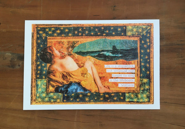 Voltaire Quote Greeting Card