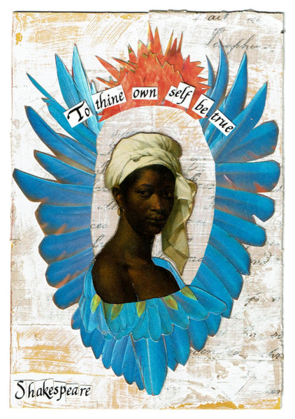 To thine own self greeting card
