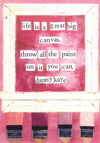 Danny Kaye Quote Greeting Card