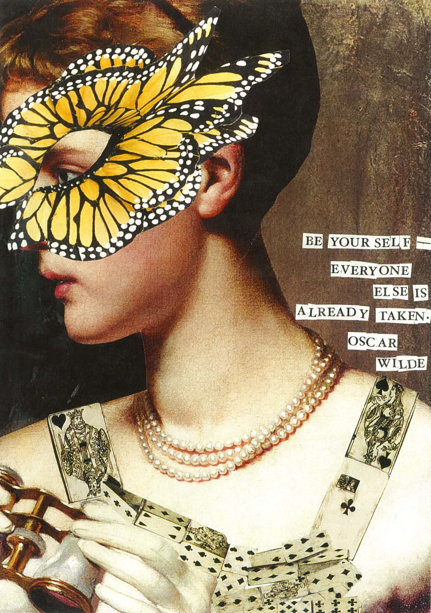 Oscar Wilde Quote Greeting Card