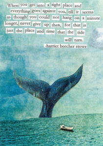Harriet Beecher Stowe Quote Greeting Card