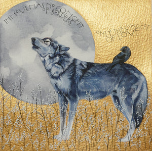 Sam Cannon The Wolf Quote Greeting Card
